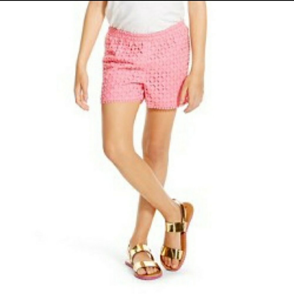 Lily Pulitzer for Target Pink Eyelet Shorts